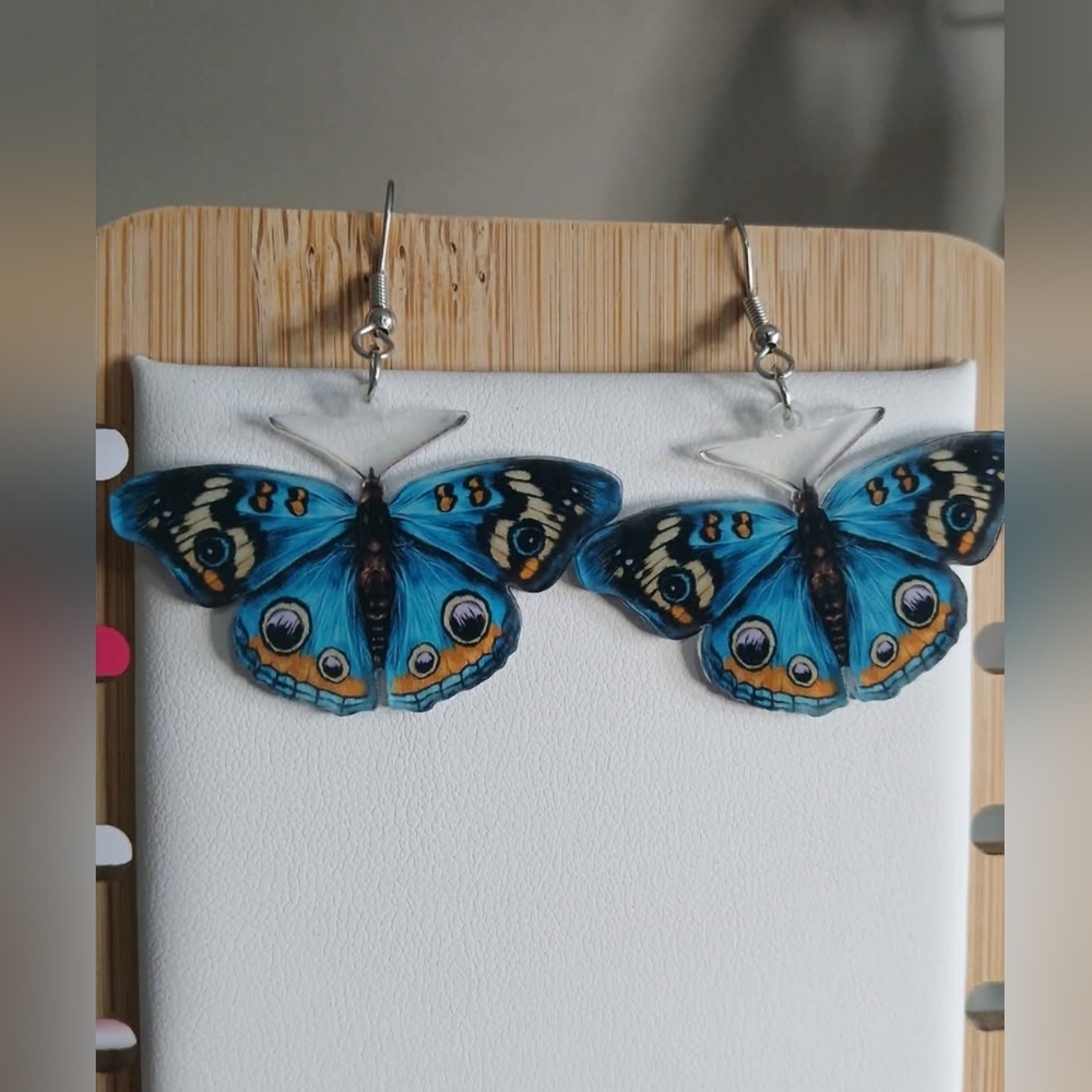 2/$10 New Butterfly Earrings Jewelry Womens Teen Girls Accessories